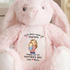Our First Mother's Day Together - Family Personalized Custom Easter Bunny Plush - Mother's Day, Baby Shower Gift, Gift For First Mom
