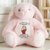 Our First Mother's Day Together - Family Personalized Custom Easter Bunny Plush - Mother's Day, Baby Shower Gift, Gift For First Mom
