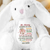 Custom Photo Hi Mommy, You’re Already The Best - Family Personalized Custom Easter Bunny Plush - Mother's Day, Baby Shower Gift, Gift For First Mom
