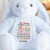 Custom Photo Hi Mommy, You’re Already The Best - Family Personalized Custom Easter Bunny Plush - Mother's Day, Baby Shower Gift, Gift For First Mom
