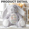 Custom Photo Hi Mommy, You’re Already The Best - Family Personalized Custom Easter Bunny Plush - Mother's Day, Baby Shower Gift, Gift For First Mom