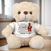 From Hard Work To Success, You Made It - Family Personalized Custom Teddy Bear Plush - Graduation Gift For Family Members, Siblings, Brothers, Sisters