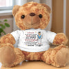 From Hard Work To Success, You Made It - Family Personalized Custom Teddy Bear Plush - Graduation Gift For Family Members, Siblings, Brothers, Sisters