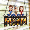 Mom, The Butterfly Of Our Hearts - Family Personalized Window Hanging Suncatcher Ornament - Mother's Day, Gift For Mom, Grandma