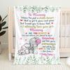 Already Loving You, Mommy - Family Personalized Custom Blanket - Mother's Day, Baby Shower Gift, Gift For First Mom