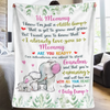 Already Loving You, Mommy - Family Personalized Custom Blanket - Mother's Day, Baby Shower Gift, Gift For First Mom