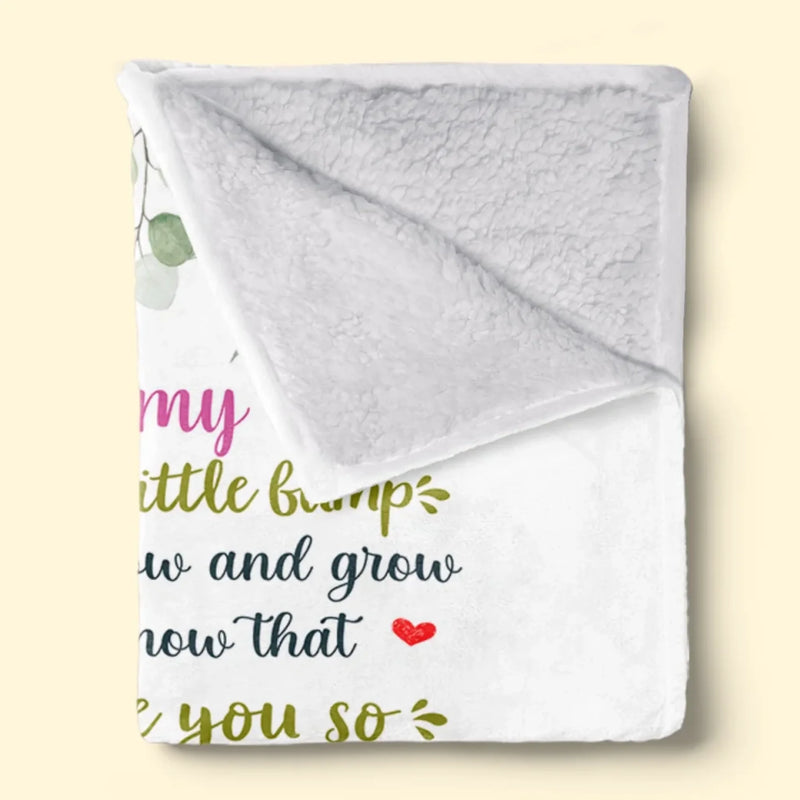 Already Loving You, Mommy - Family Personalized Custom Blanket - Mother's Day, Baby Shower Gift, Gift For First Mom