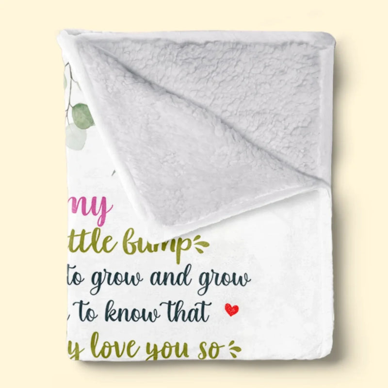 Already Your Baby, Forever Loved - Family Personalized Custom Blanket - Mother's Day, Baby Shower Gift, Gift For First Mom