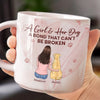 A Girl And Her Dog, Forever Together - Dog Personalized Custom Marble Mug - Gift For Pet Owners, Pet Lovers
