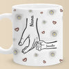 Mom, You Make Us Whole - Family Personalized Custom 3D Inflated Effect Printed Mug - Mother's Day, Gift For Mom, Grandma