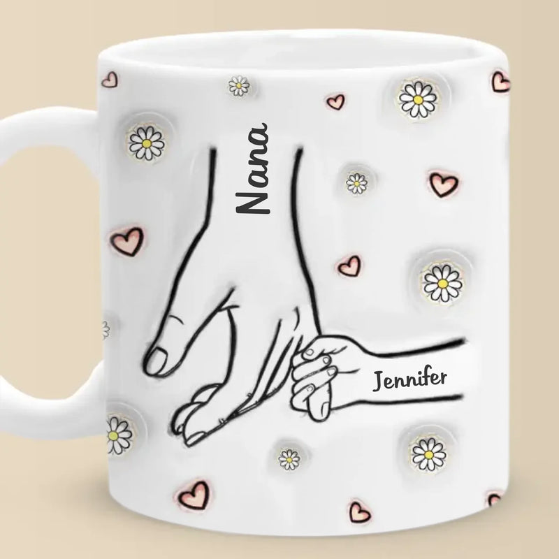 Mom, You Make Us Whole - Family Personalized Custom 3D Inflated Effect Printed Mug - Mother's Day, Gift For Mom, Grandma