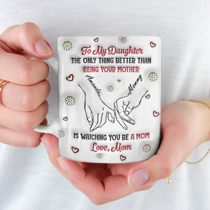 Your Love Is My Guide - Family Personalized Custom 3D Inflated Effect Printed Mug - Mother's Day, Gift For Mom, Grandma