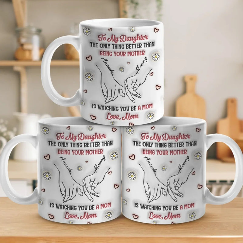 Your Love Is My Guide - Family Personalized Custom 3D Inflated Effect Printed Mug - Mother's Day, Gift For Mom, Grandma