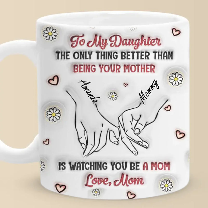 Your Love Is My Guide - Family Personalized Custom 3D Inflated Effect Printed Mug - Mother's Day, Gift For Mom, Grandma