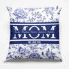 Surrounded By Love, Wrapped In Her Arms - Family Personalized Custom Pillow - Mother's Day, Gift For Mom, Grandma