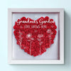 Love Blooms With You - Family Personalized Custom Flower Shadow Box - Mother's Day, Gift For Mom, Grandma