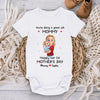 Being Your Mom Is My Favorite Full-time Job - Family Personalized Custom Baby Onesie - Mother's Day, Baby Shower Gift, Gift For First Mom