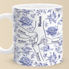Love Held Between Our Hands - Family Personalized Custom Mug - Mother's Day, Gift For Mom, Grandma