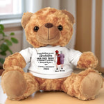 Custom Name Graduation Gifts for Her - Personalized Teddy Bear Plush
