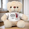 Always Cheering You On - Family Personalized Custom Teddy Bear Plush - Graduation Gift For Daughter, Son