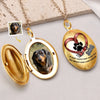 Custom Photo My Angel With Fur - Memorial Personalized Custom Locket Necklace - Sympathy Gift For Pet Owners, Pet Lovers