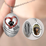 Custom Pet Photo Memorial Gifts for Dog Lovers - Personalized Locket Necklace