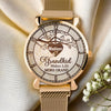 Grandkids Make Life More Grand - Family Personalized Custom Women's Watch - Mother's Day, Gift For Mom, Grandma