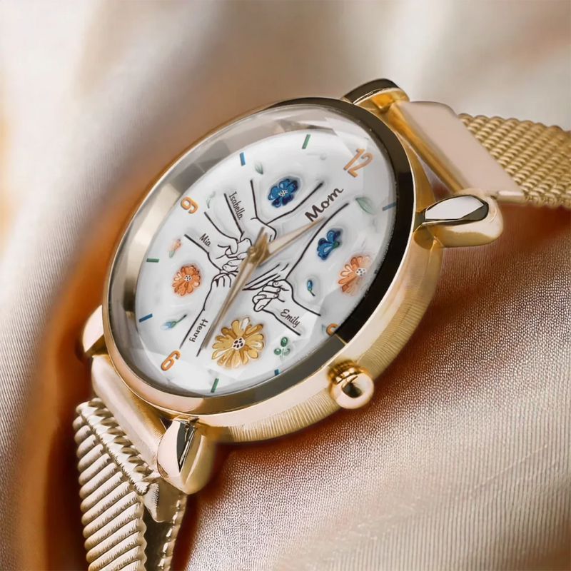 Family Is Forever - Family Personalized Custom 3D Inflated Effect Printed Women's Watch - Mother's Day, Gift For Mom, Grandma