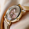 Custom Photo Time Keeps Our Memories Alive - Family Personalized Custom Women's Watch - Mother's Day, Gift For Mom, Grandma