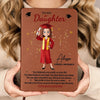 Dream Big, Shine Bright - Family Personalized Custom Leather Journal - Graduation Gift For Family Members, Siblings, Brothers, Sisters