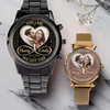 Custom Photo You & Me We Got This - Couple Personalized Custom Unisex Watch - Gift For Gift For Husband Wife, Anniversary