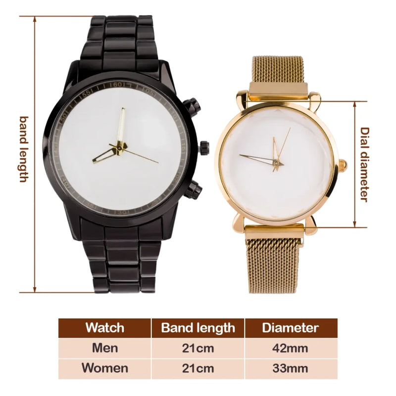Custom Photo You & Me We Got This - Couple Personalized Custom Unisex Watch - Gift For Gift For Husband Wife, Anniversary