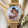 Custom Photo Love In Every Moment - Couple Personalized Custom Unisex Watch - Gift For Gift For Husband Wife, Anniversary