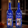 Love That Shines Through Generations - Family Personalized Custom Blue Bottle Lamp - Mother's Day, Gift For Mom, Daughter, Son