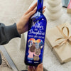 Love That Shines Through Generations - Family Personalized Custom Blue Bottle Lamp - Mother's Day, Gift For Mom, Daughter, Son