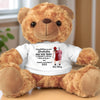 Always Cheering You On - Family Personalized Custom Teddy Bear Plush - Graduation Gift For Daughter, Son