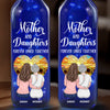 Love That Shines Through Generations - Family Personalized Custom Blue Bottle Lamp - Mother's Day, Gift For Mom, Daughter, Son
