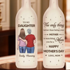 Growing Together In Love - Family Personalized Custom Bottle Lamp - Mother's Day, Gift For Mom, Daughter