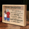 Every Step Echoes Her Love - Family Personalized Custom Frame Light Box - Mother's Day, Gift For Mom, Daughter