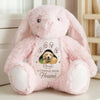 Custom Photo Forever My Cuddle Buddy - Memorial Personalized Custom Easter Bunny Plush - Sympathy Gift For Pet Owners, Pet Lovers