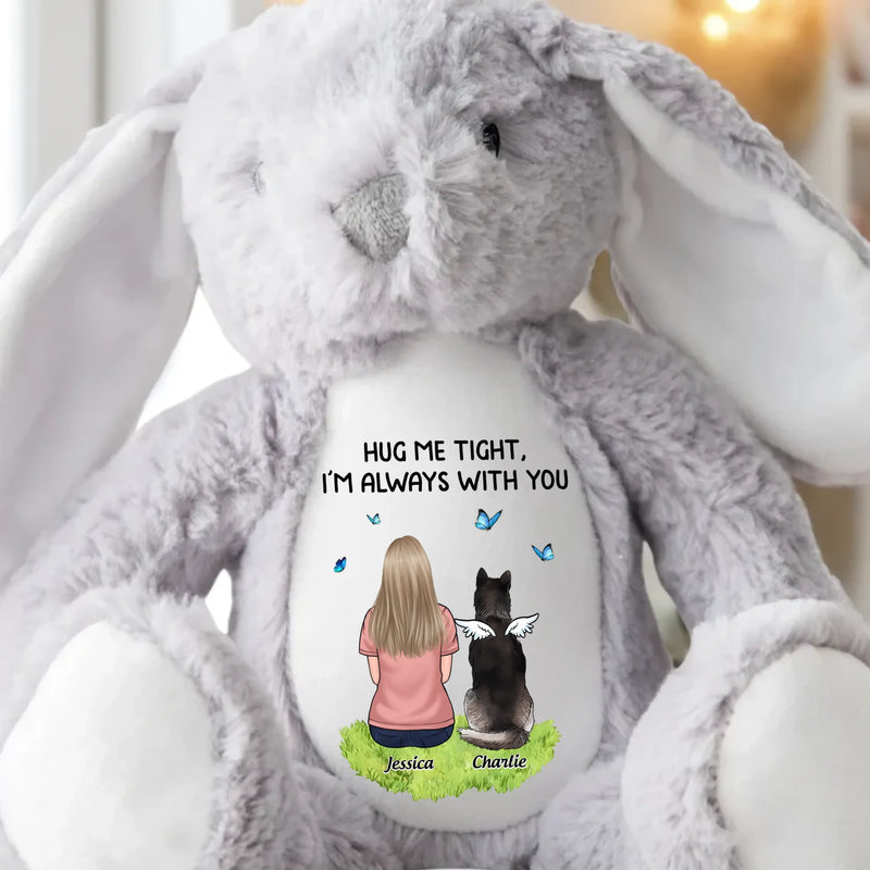 From Heaven With Endless Love - Memorial Personalized Custom Easter Bunny Plush - Sympathy Gift For Pet Owners, Pet Lovers