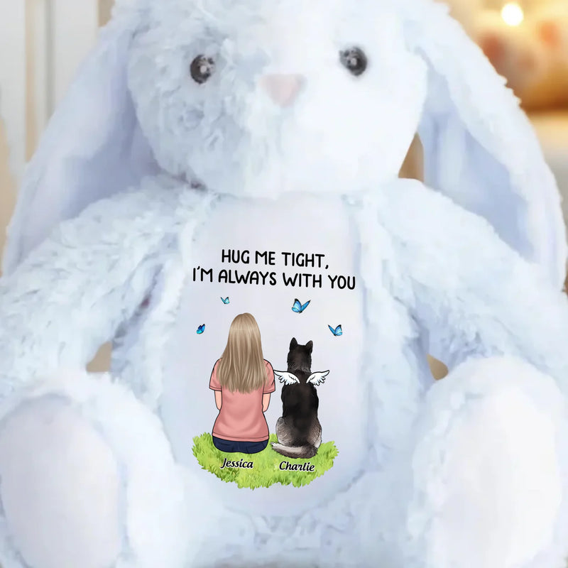 From Heaven With Endless Love - Memorial Personalized Custom Easter Bunny Plush - Sympathy Gift For Pet Owners, Pet Lovers