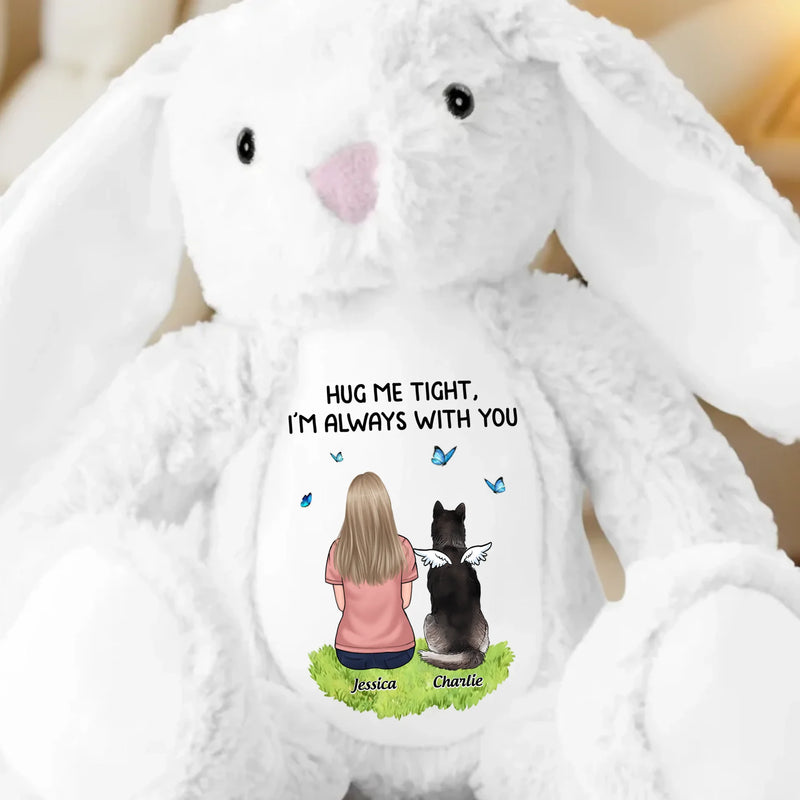 From Heaven With Endless Love - Memorial Personalized Custom Easter Bunny Plush - Sympathy Gift For Pet Owners, Pet Lovers
