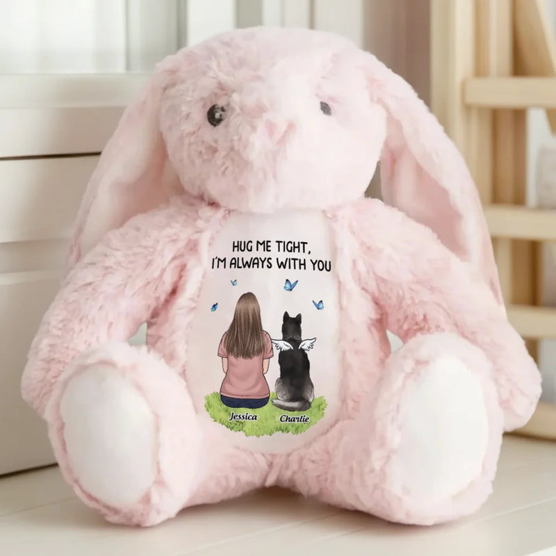 From Heaven With Endless Love - Memorial Personalized Custom Easter Bunny Plush - Sympathy Gift For Pet Owners, Pet Lovers