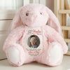 Custom Photo When You Miss Me, I’m Near - Memorial Personalized Custom Easter Bunny Plush - Sympathy Gift For Family Members
