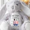 Proud Of Who You’ve Become - Family Personalized Custom Easter Bunny Plush - Mother's Day, Gift For Mom, Daughter