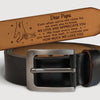 Forever Loved, Always Appreciated - Family Personalized Custom Engraved Leather Belt - Father's Day, Gift For Dad, Grandpa