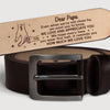 Forever Loved, Always Appreciated - Family Personalized Custom Engraved Leather Belt - Father's Day, Gift For Dad, Grandpa