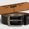 Dad, My Forever Inspiration - Family Personalized Custom Engraved Leather Belt - Father's Day, Gift For Dad, Grandpa