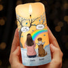 Some Angels Choose Fur Instead Of Wings - Memorial Personalized Custom LED Candle - Sympathy Gift For Pet Owners, Pet Lovers